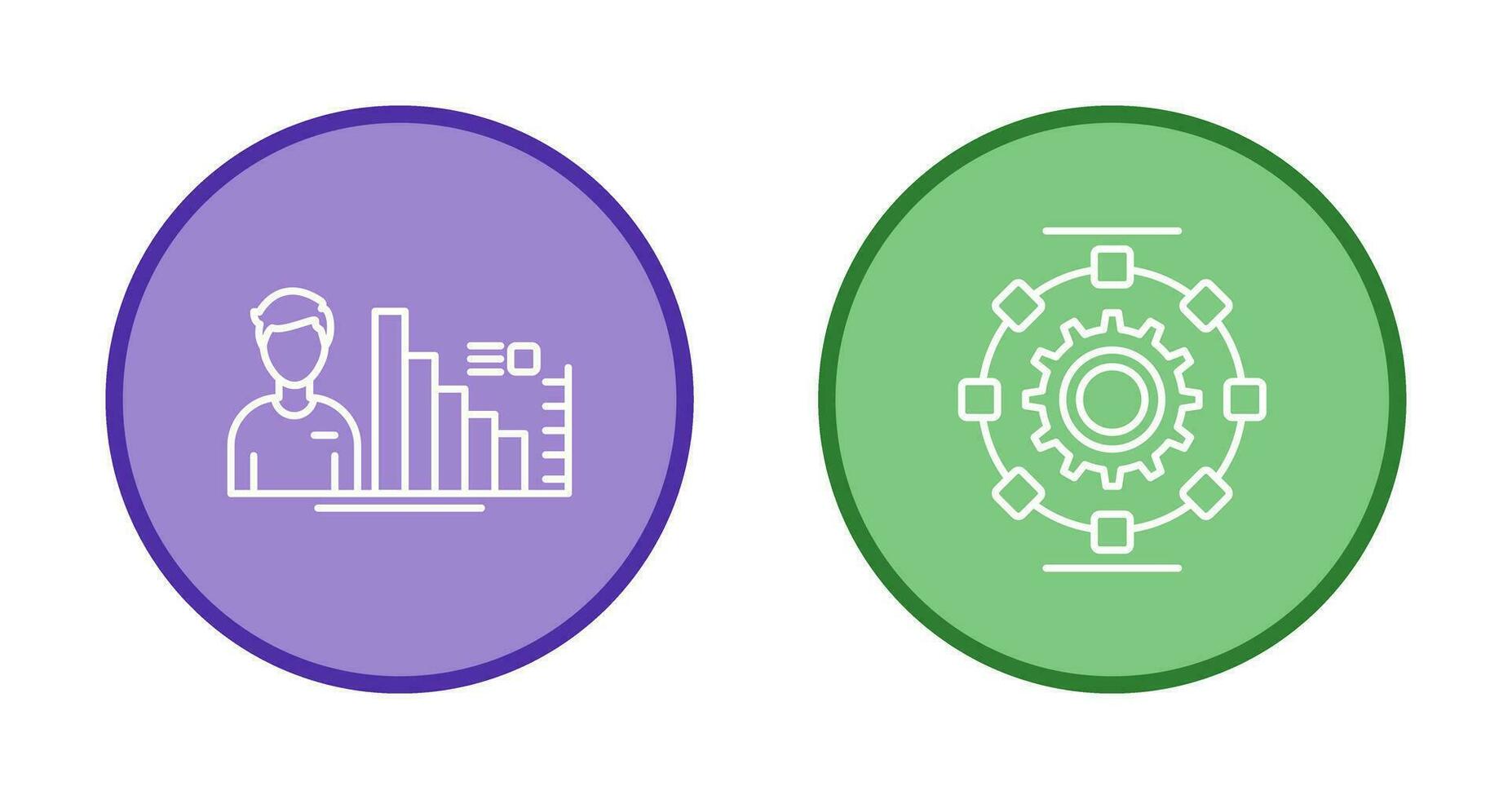 Consulting and Automated  Icon vector