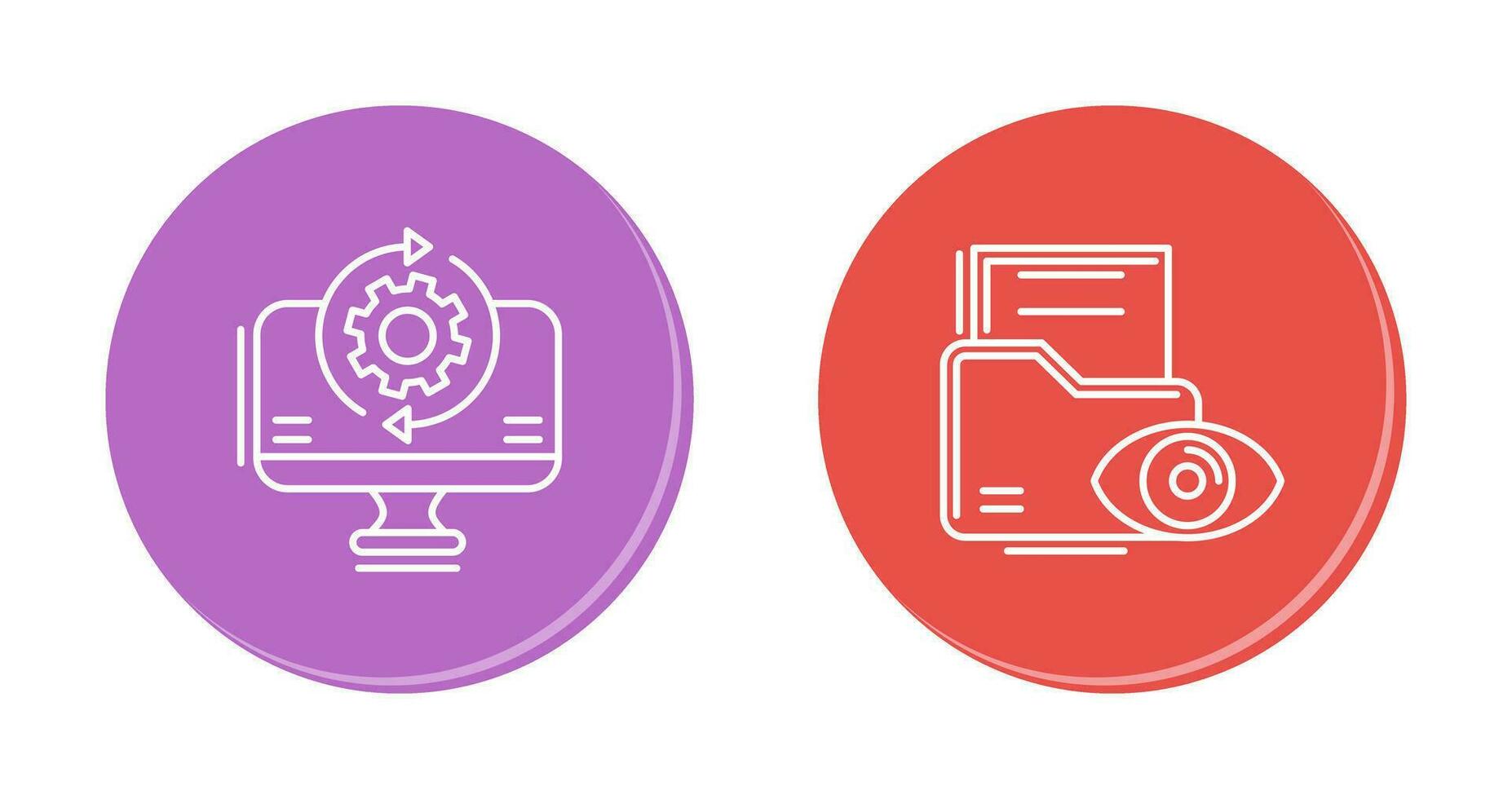 Synchronization and Data Visualization Icon vector