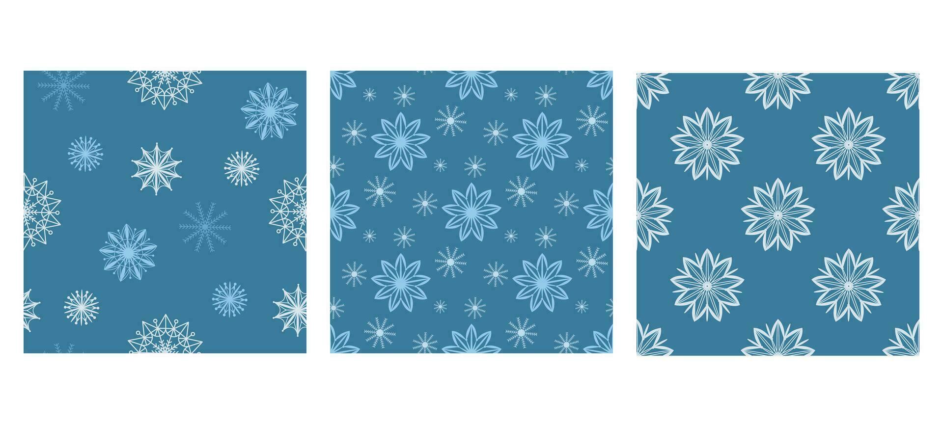 invierno antecedentes con copos de nieve conjunto vector