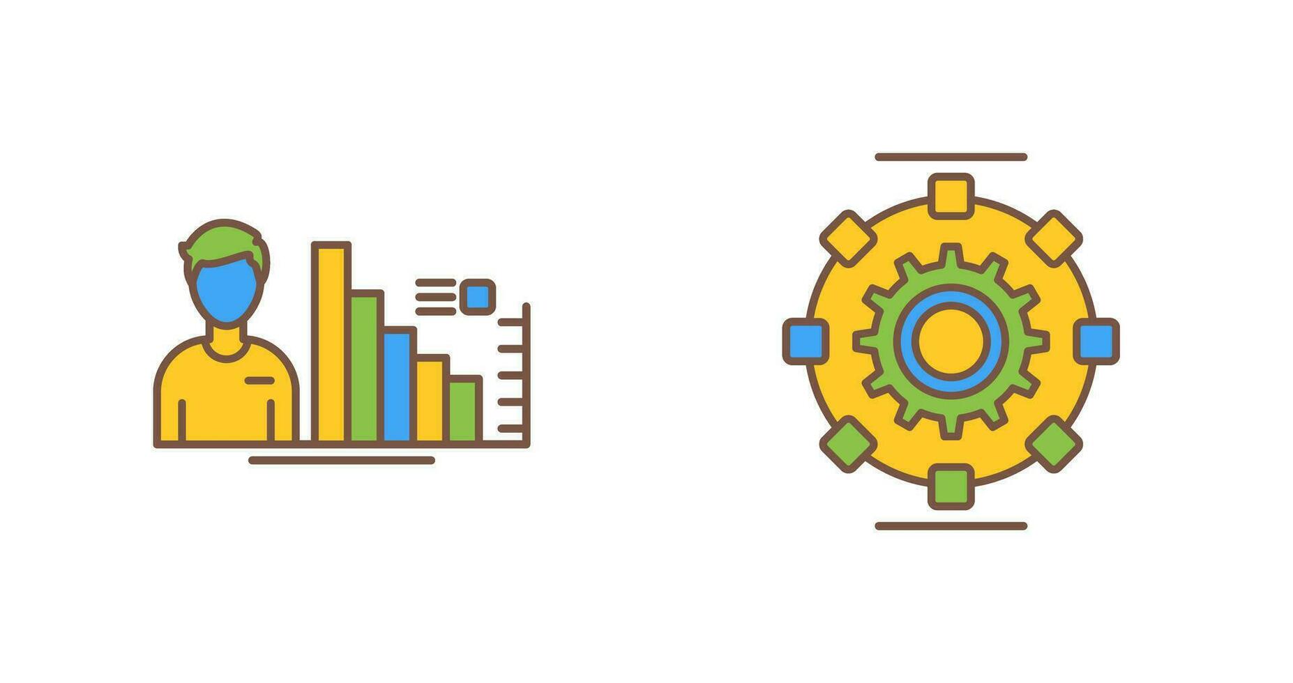 Consulting and Automated  Icon vector