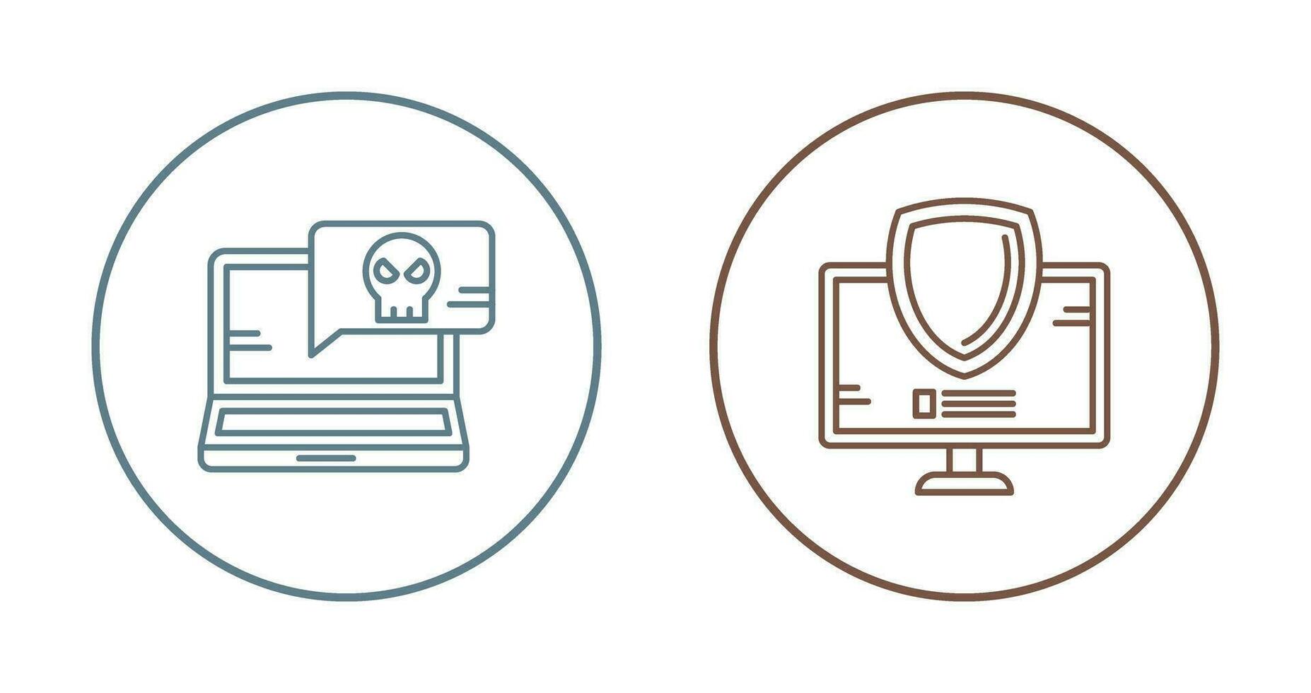 Spam and Unprotected Icon vector