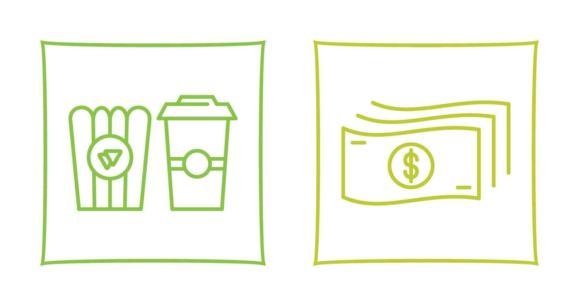 Snack and Graduation Icon vector