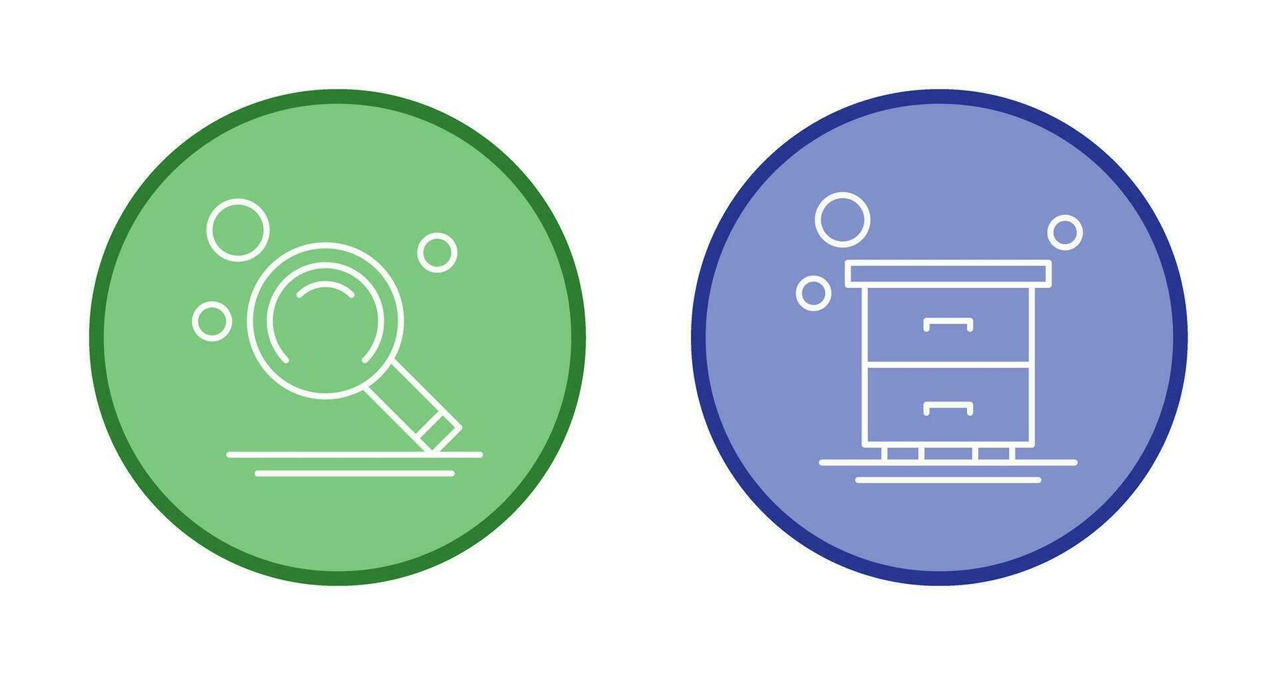 Search and Table Icon vector