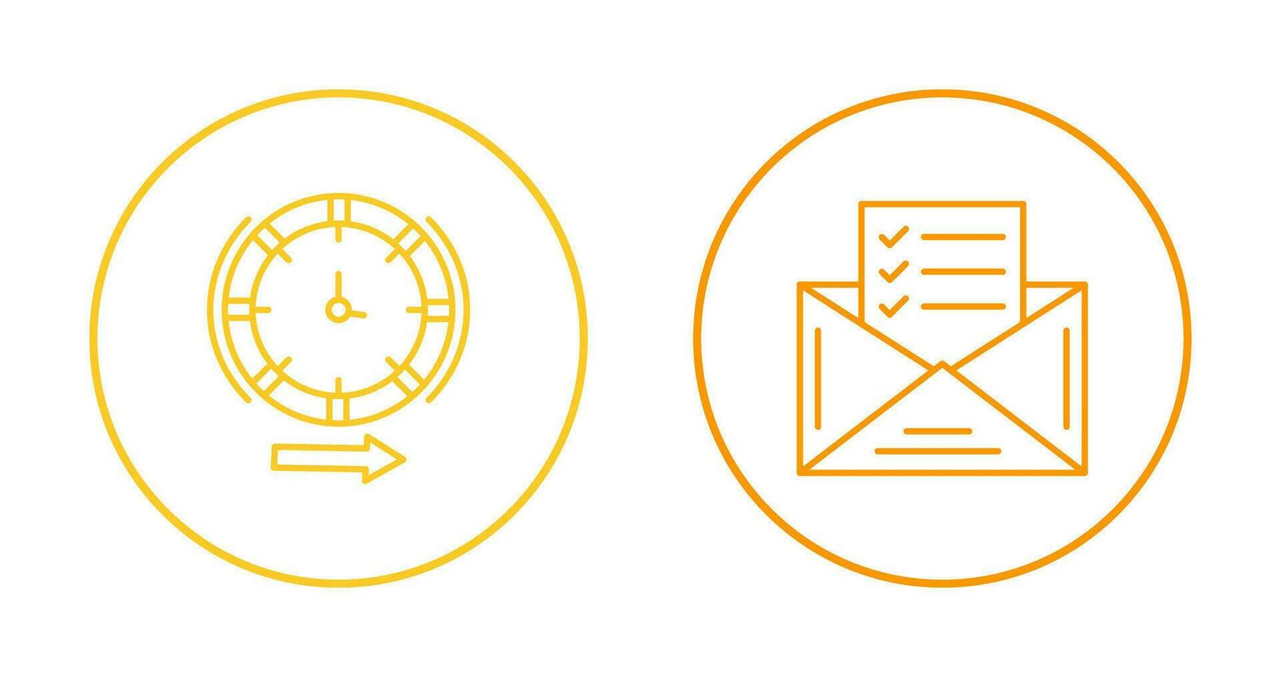 Direction and Check List Icon vector