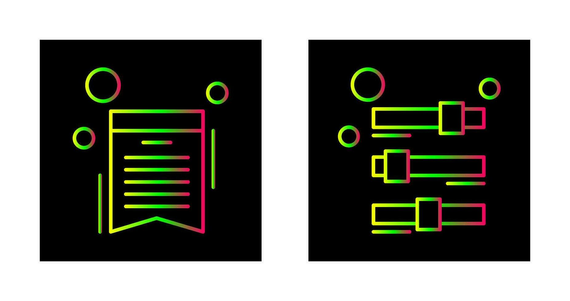 Wishlist and Switch Icon vector