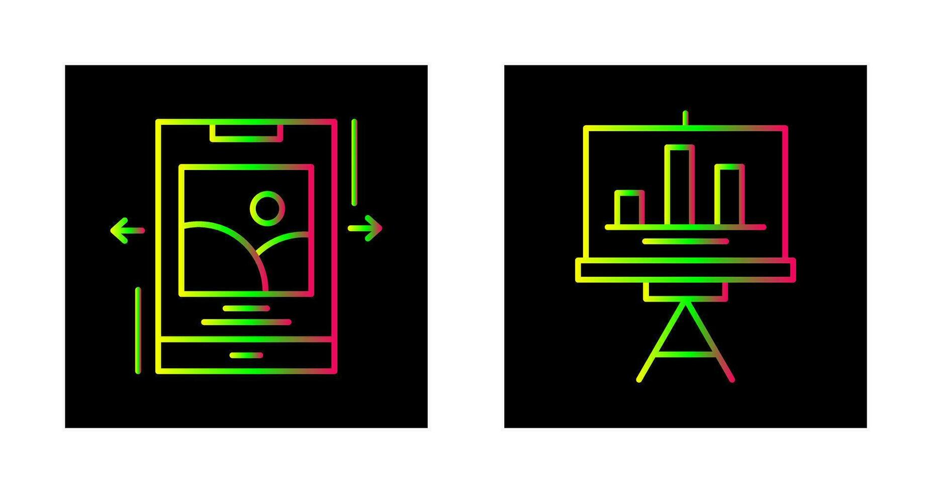 Swipe and Finance Icon vector