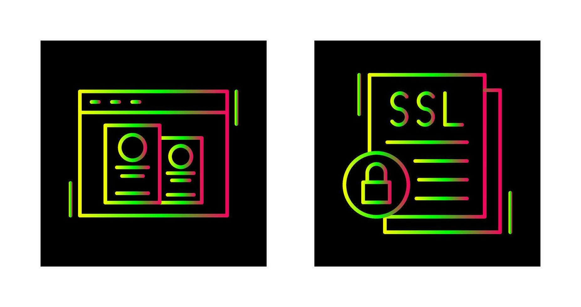 User and Protection Icon vector