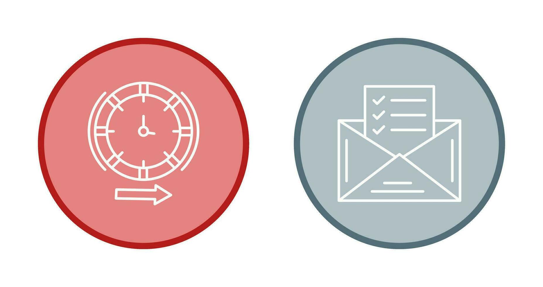 Direction and Check List Icon vector