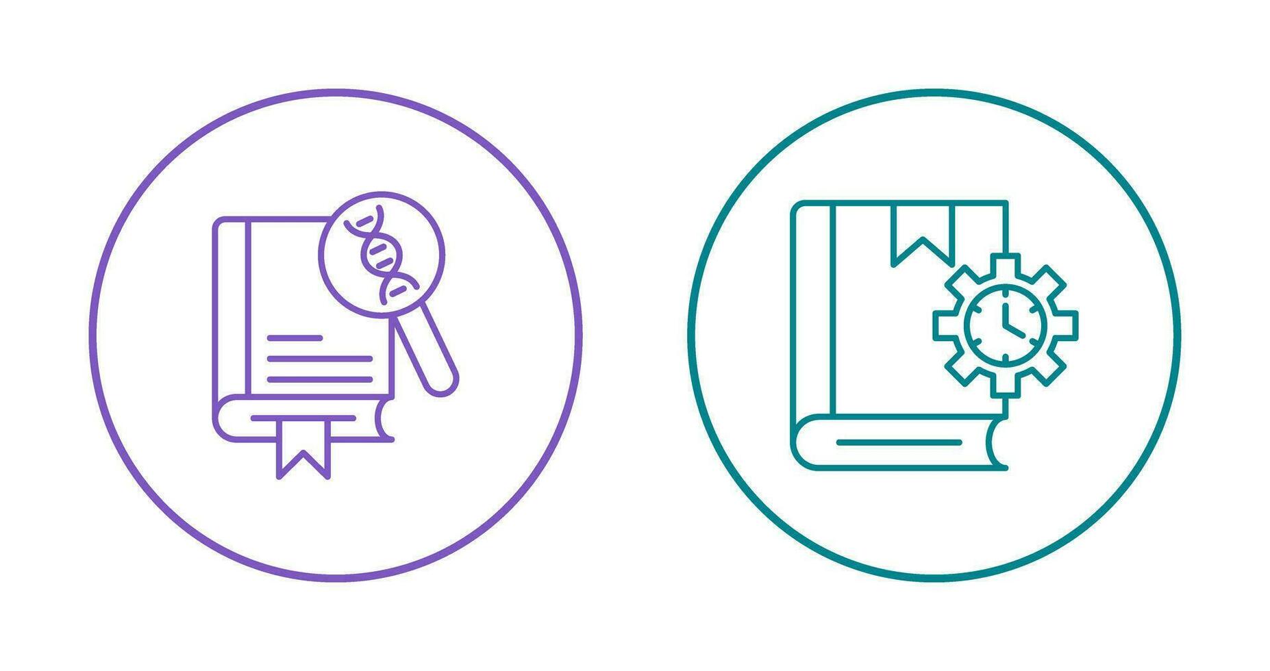 Genetics and Duration Icon vector