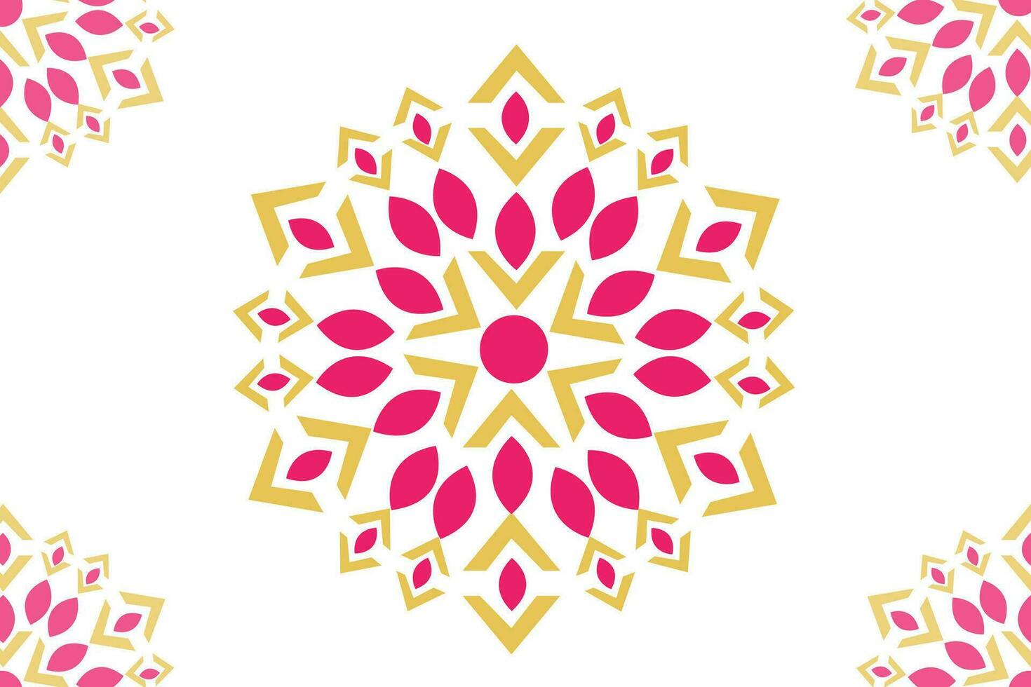 Abstract mandala floral decorative background design vector. vector