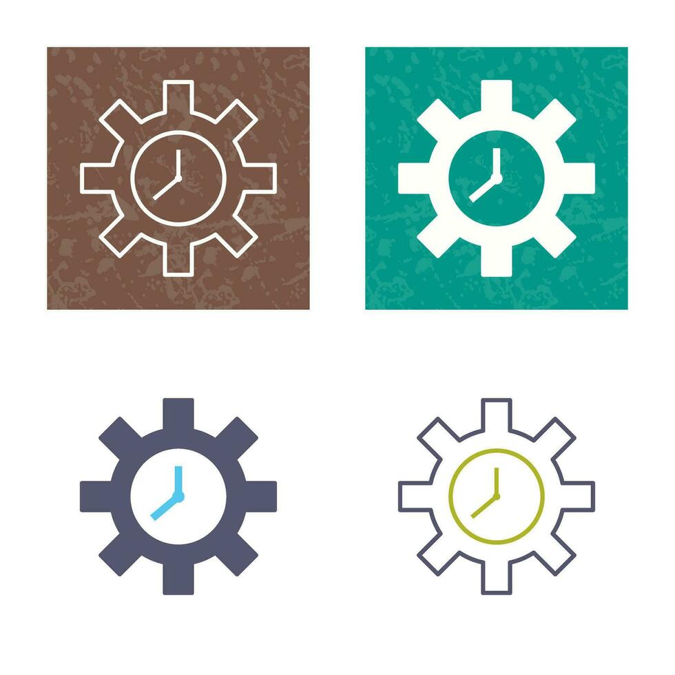 Unique Time Optimization Vector Icon