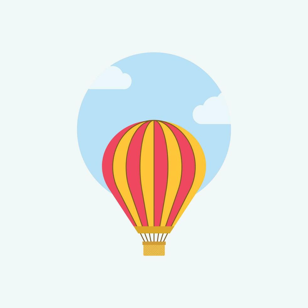 Hot air ballon vector illustration