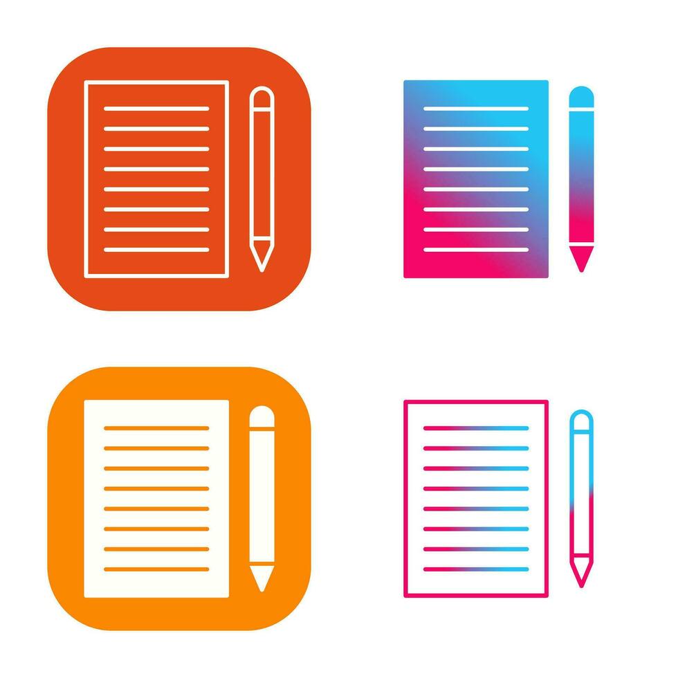 Write Feedback Vector Icon