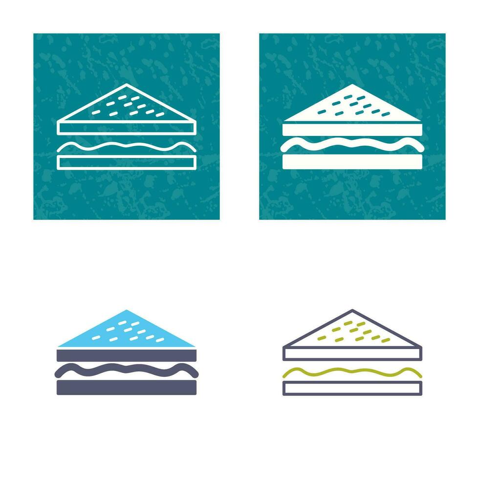 Unique Sandwich Vector Icon