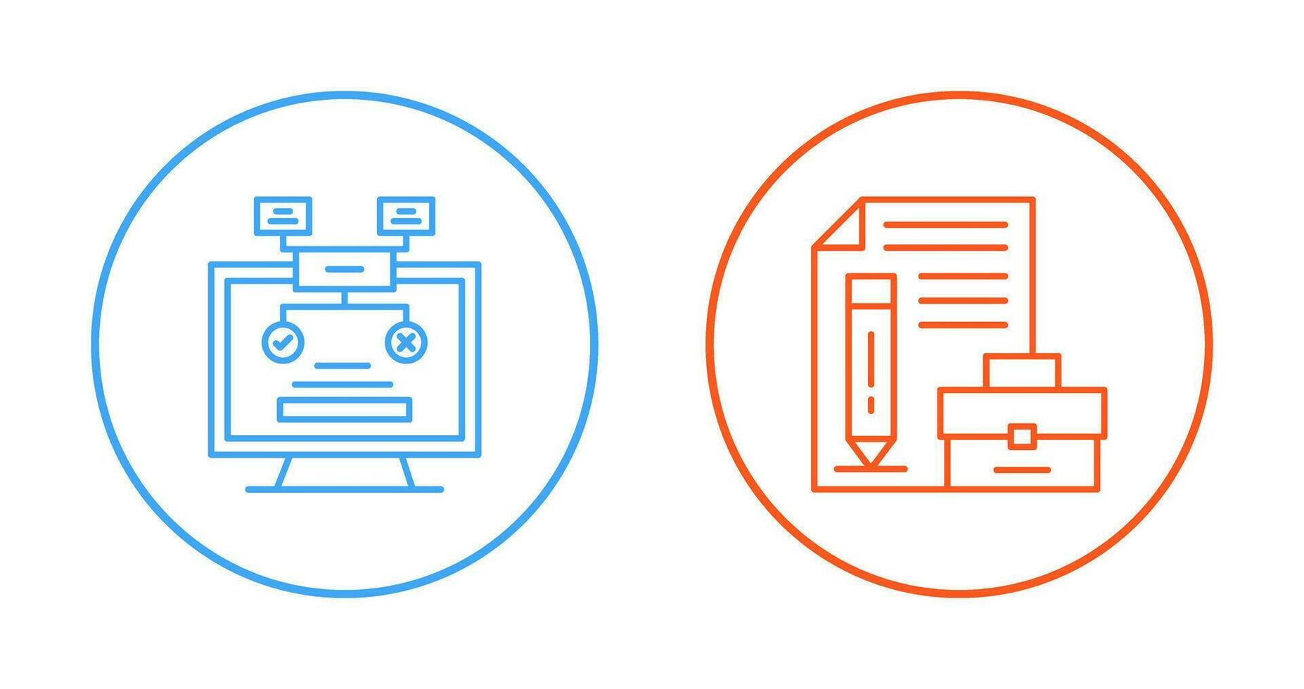 Methodology and Portfolio Icon vector