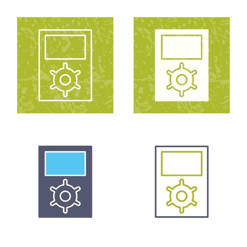 Unique Portfolio Management Vector Icon