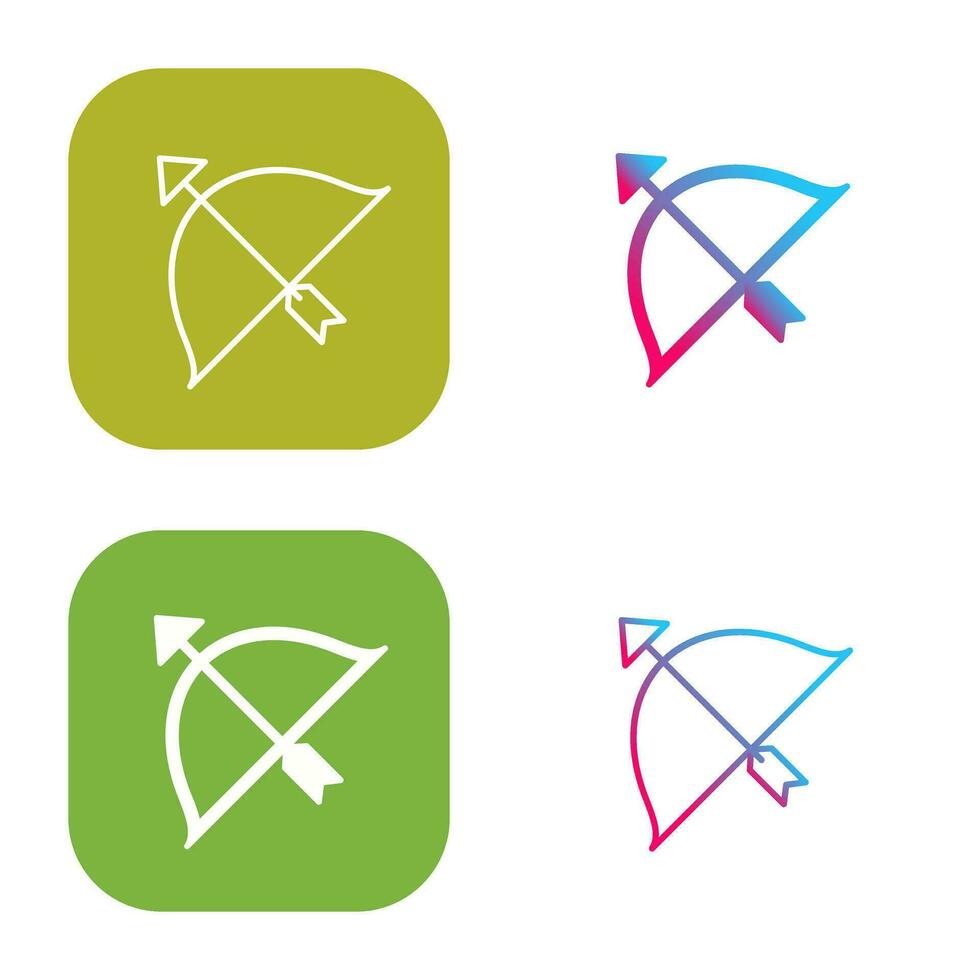 Unique Archery Vector Icon