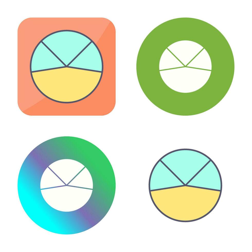 Pie Chart Analysis Vector Icon