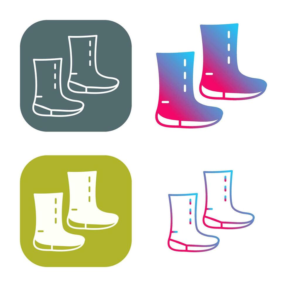 Unique Boots Vector Icon