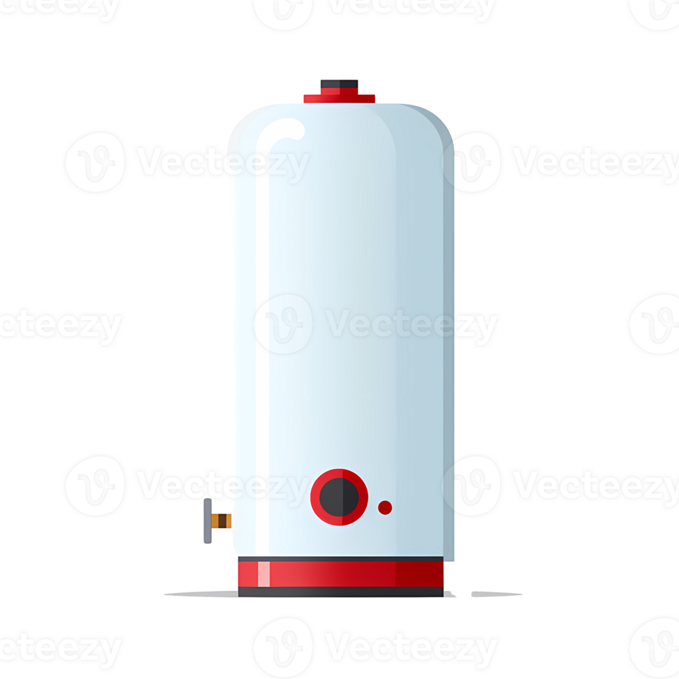 Ai generated water heater icon, water heater flat design. png