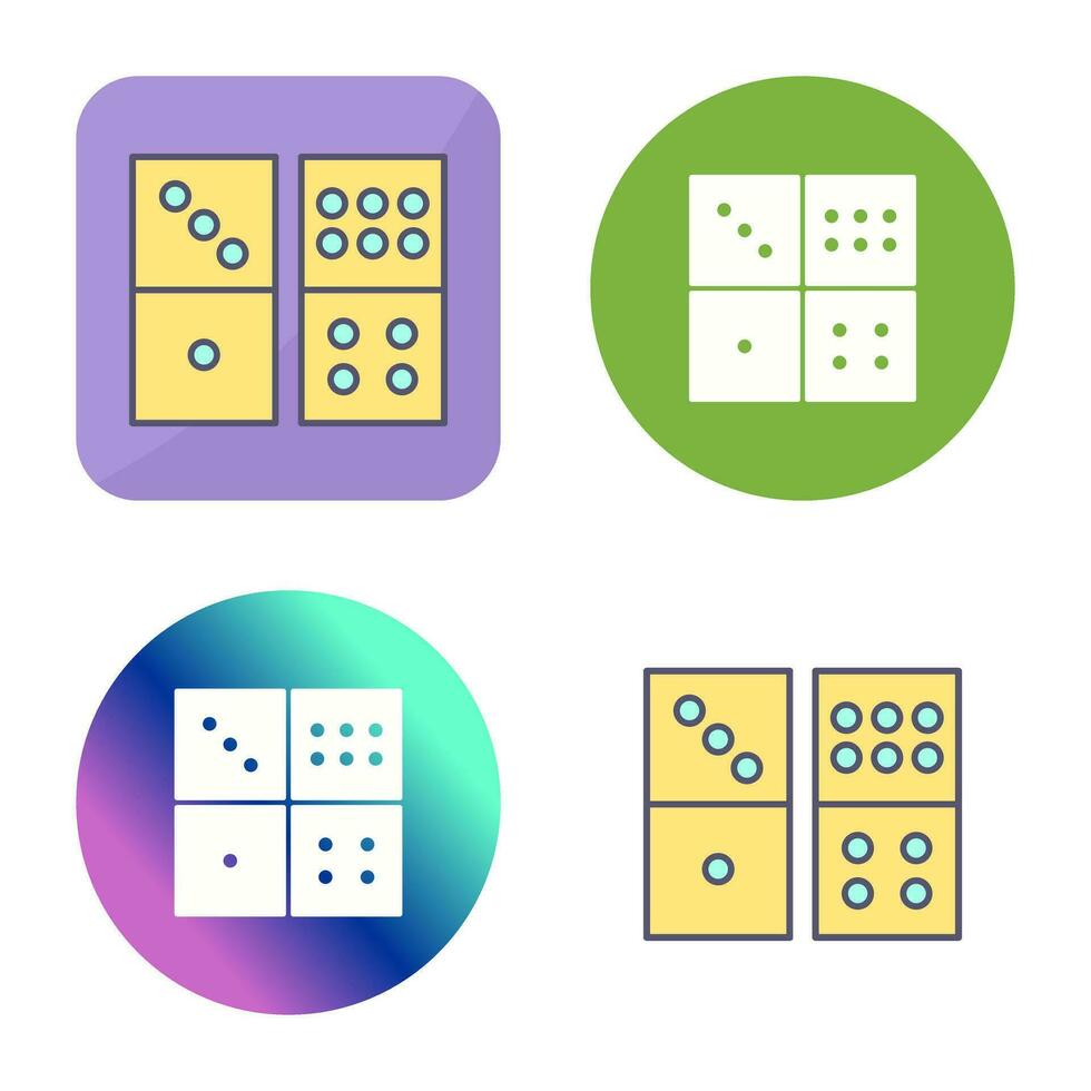 Domino Game Vector Icon