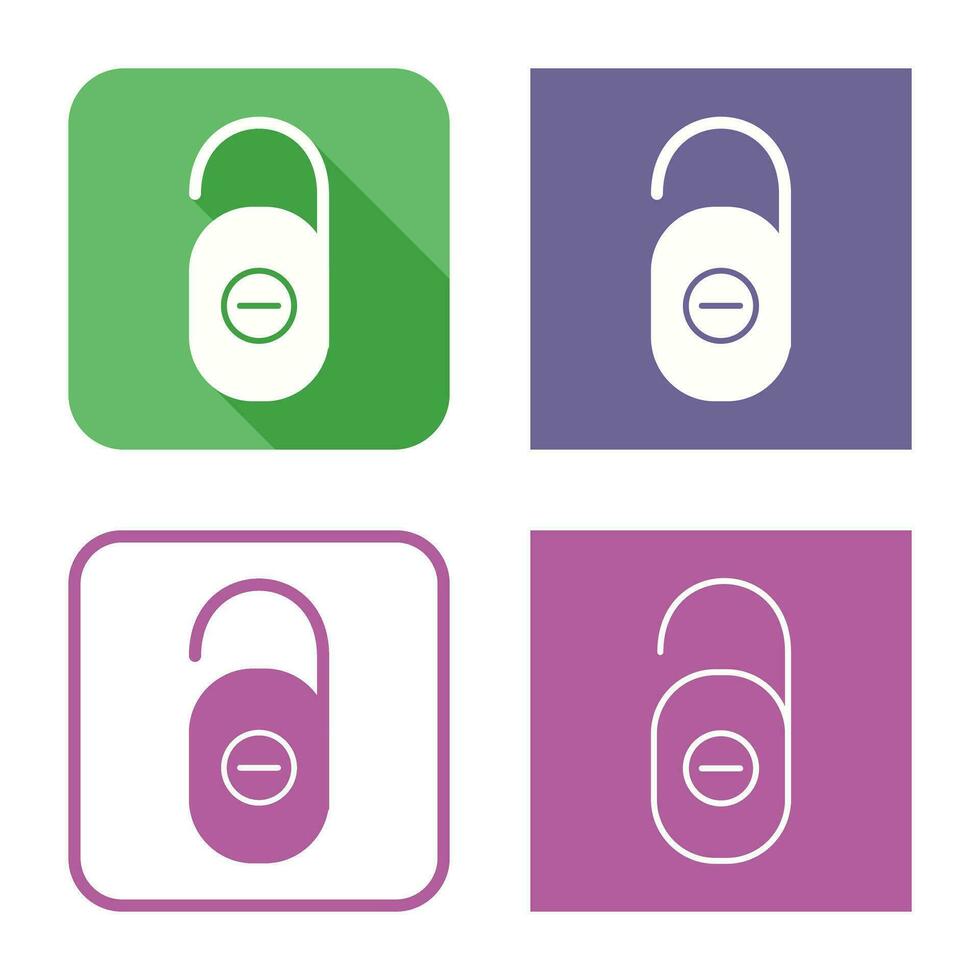 Do not Disturb Vector Icon