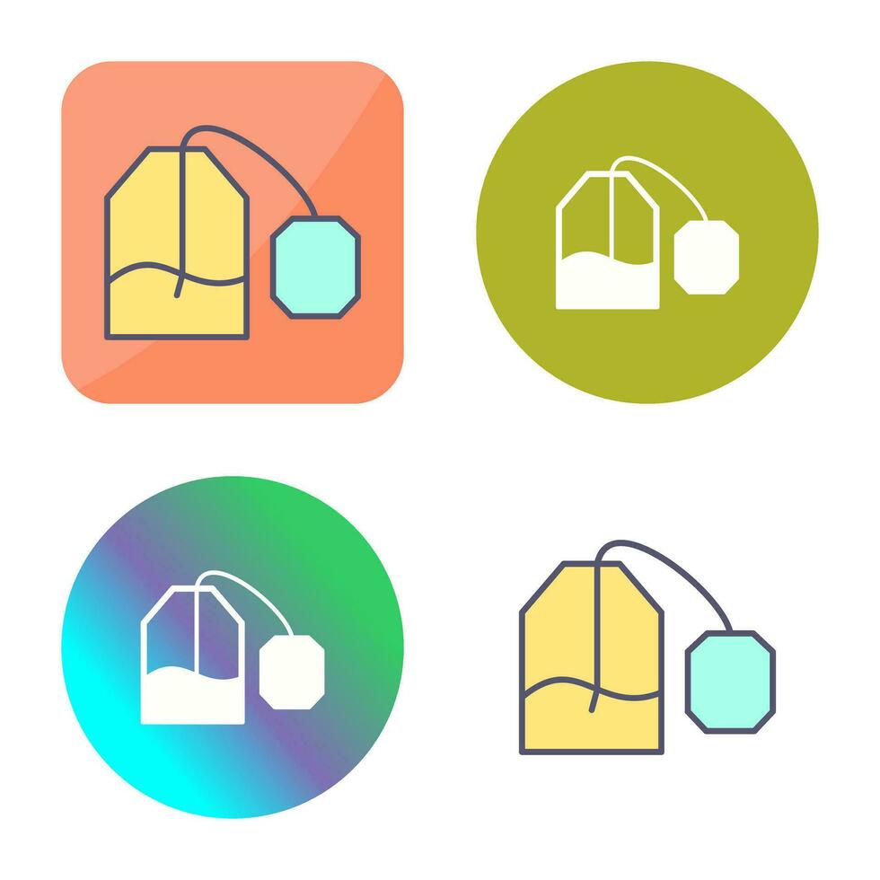 Tea Bag Vector Icon