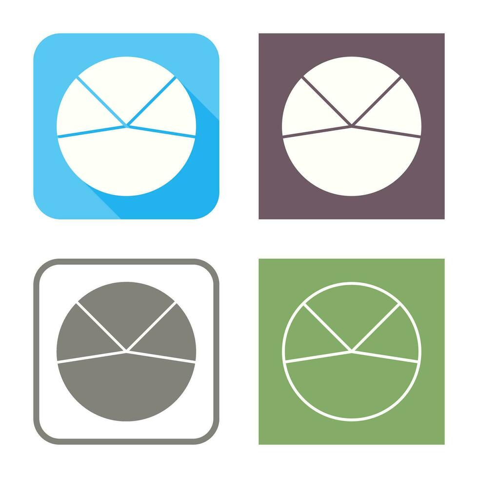 Pie Chart Analysis Vector Icon
