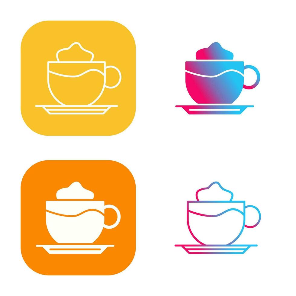 Latte Vector Icon