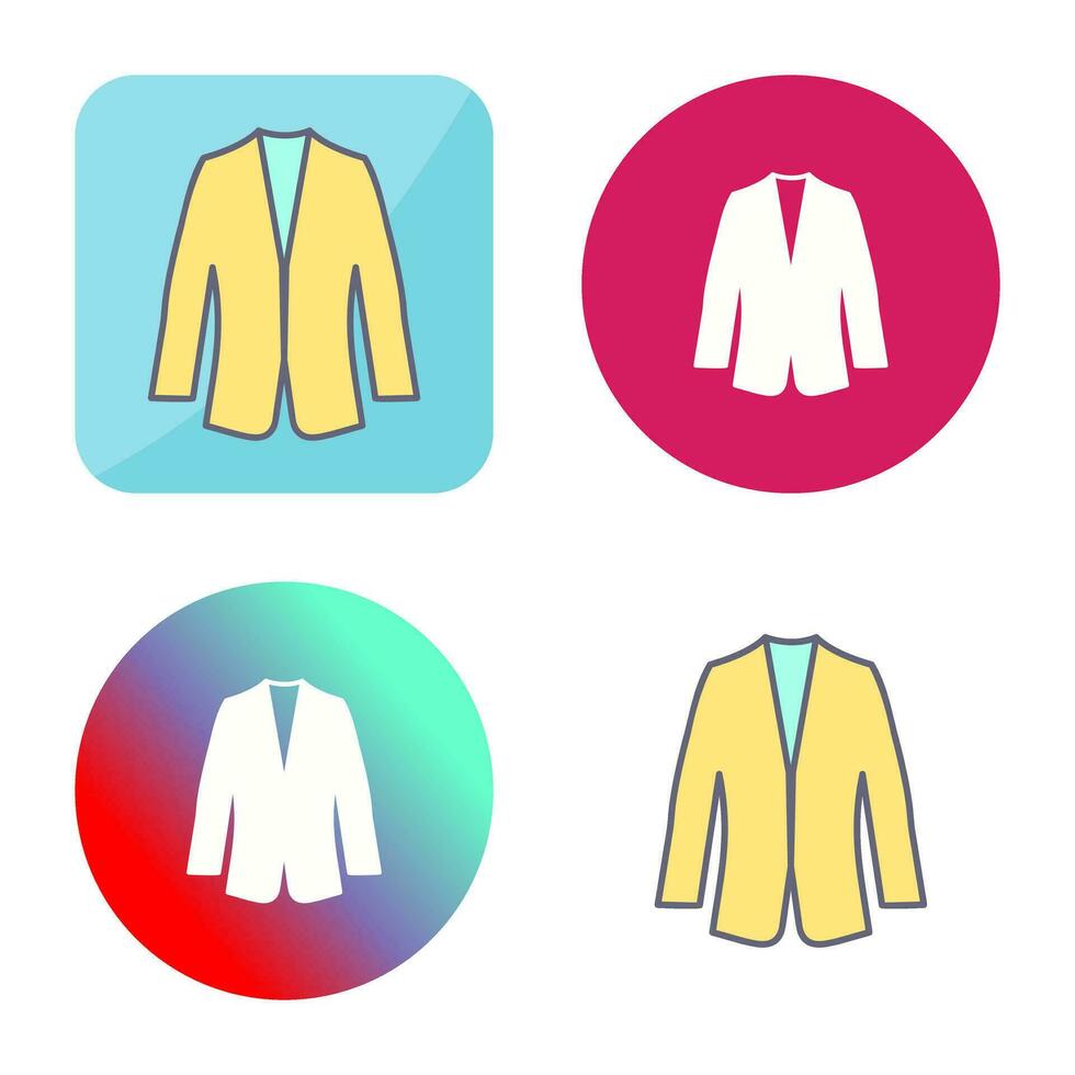 icono de vector de traje