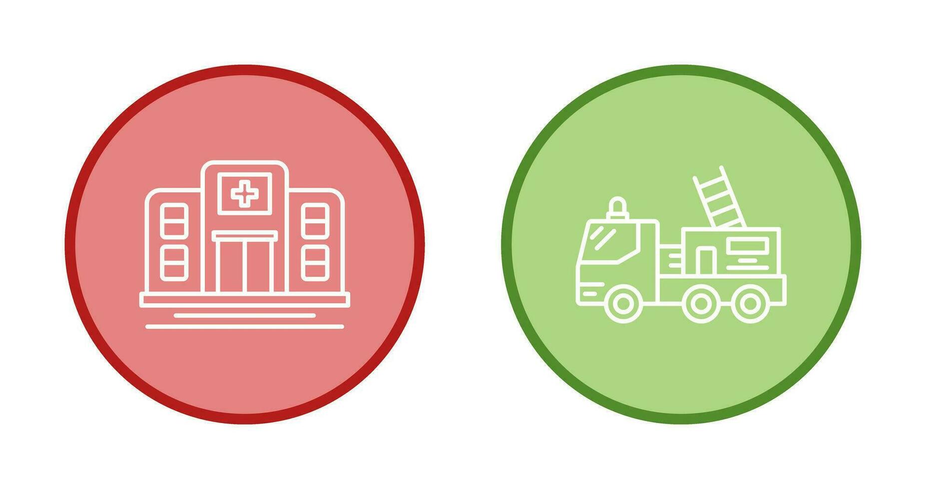 Ssd and Fire Truck Icon vector