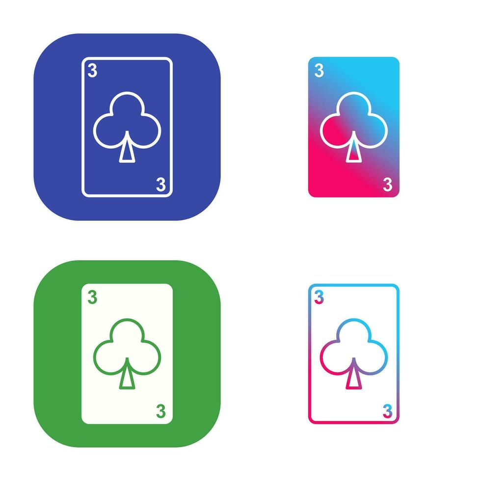 Clubs Card Vector Icon 33204100 Vector Art at Vecteezy