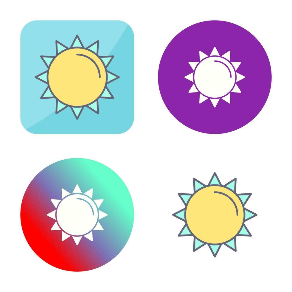 Sun Vector Icon