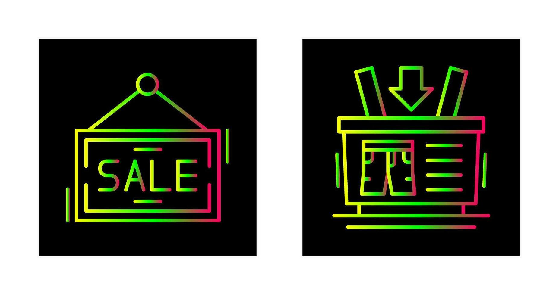 Shopping Basket and Super Sale Icon vector