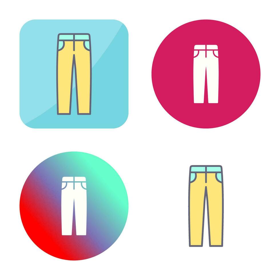 icono de vector de pantalones de hombre