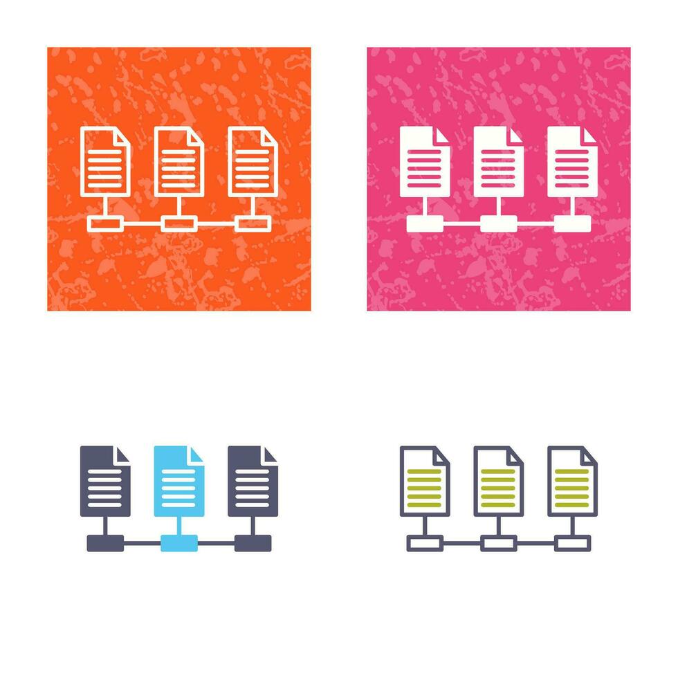 Network Files Vector Icon