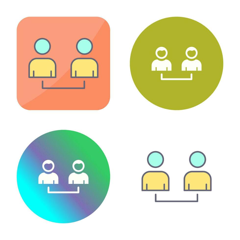 Connected Users Vector Icon