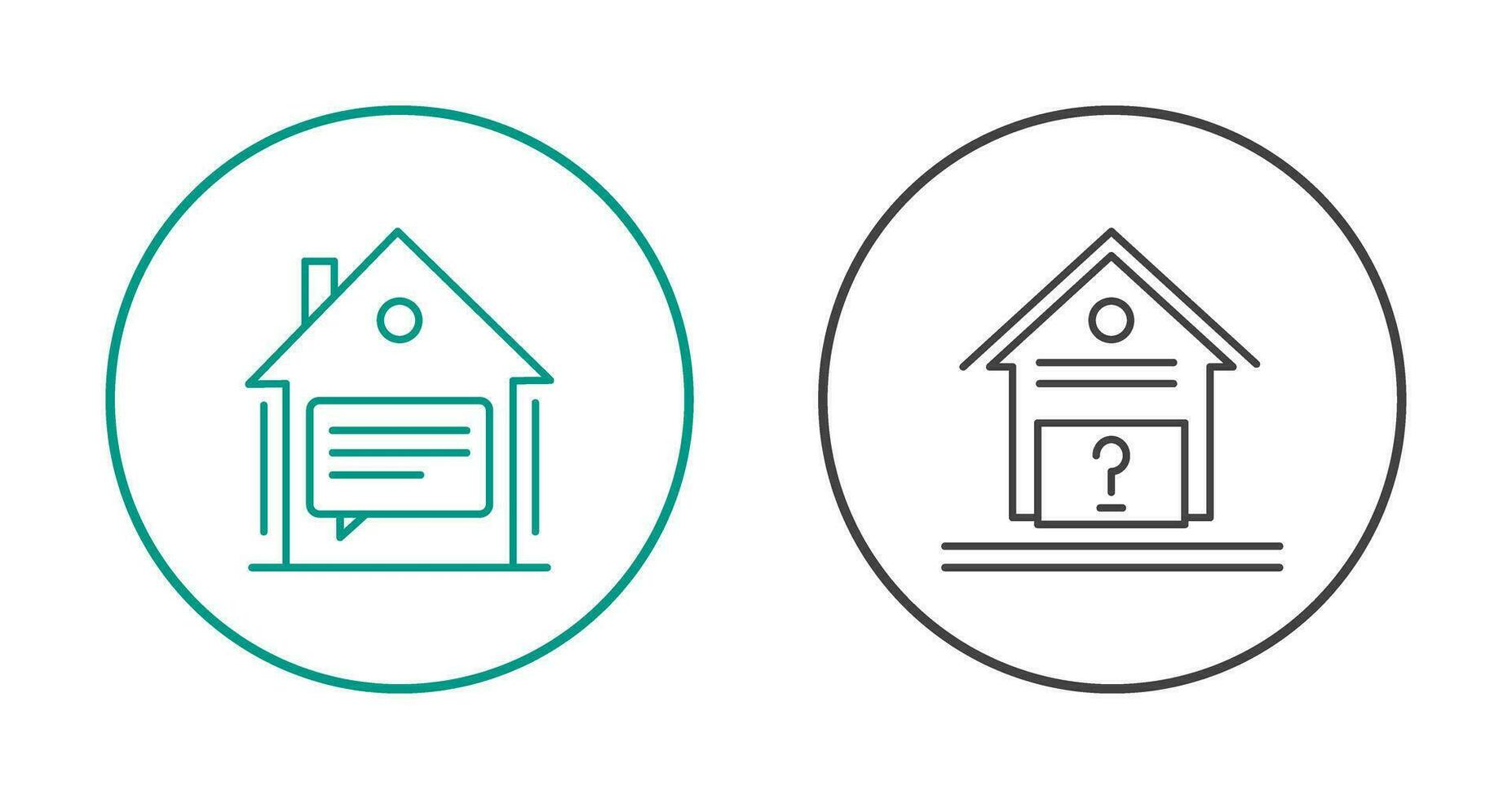 Message and Unknown Icon vector
