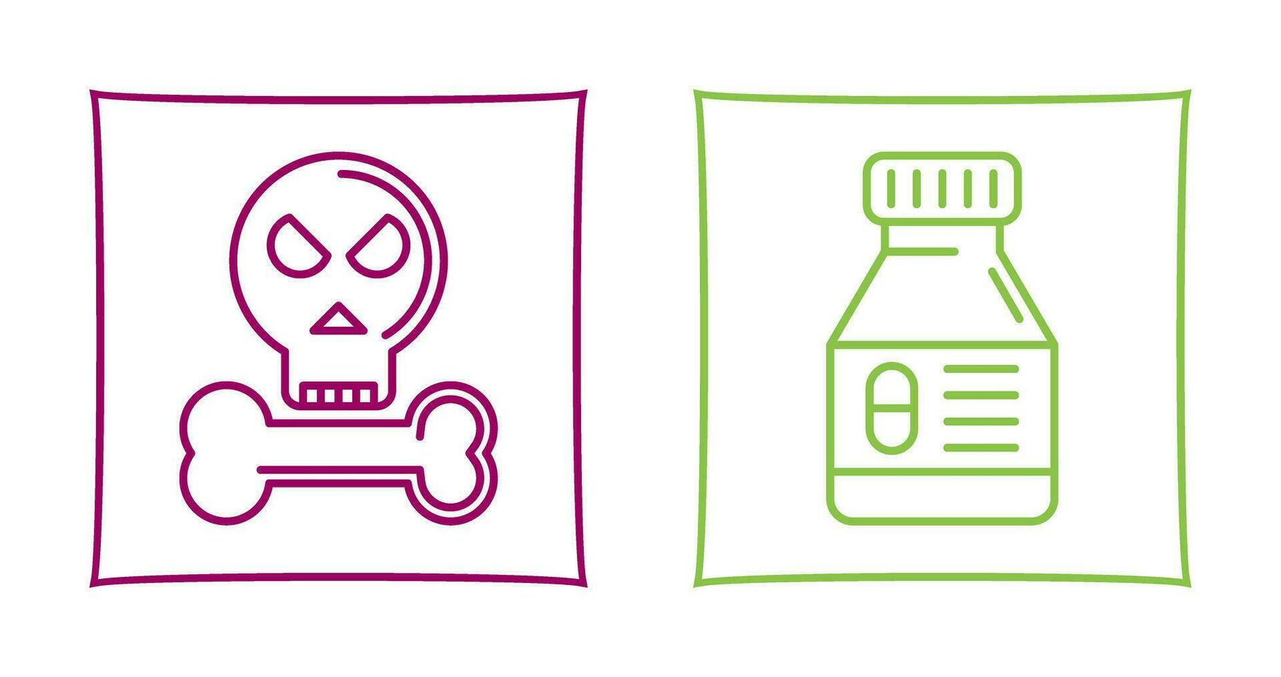 Bones and Medicine Icon vector