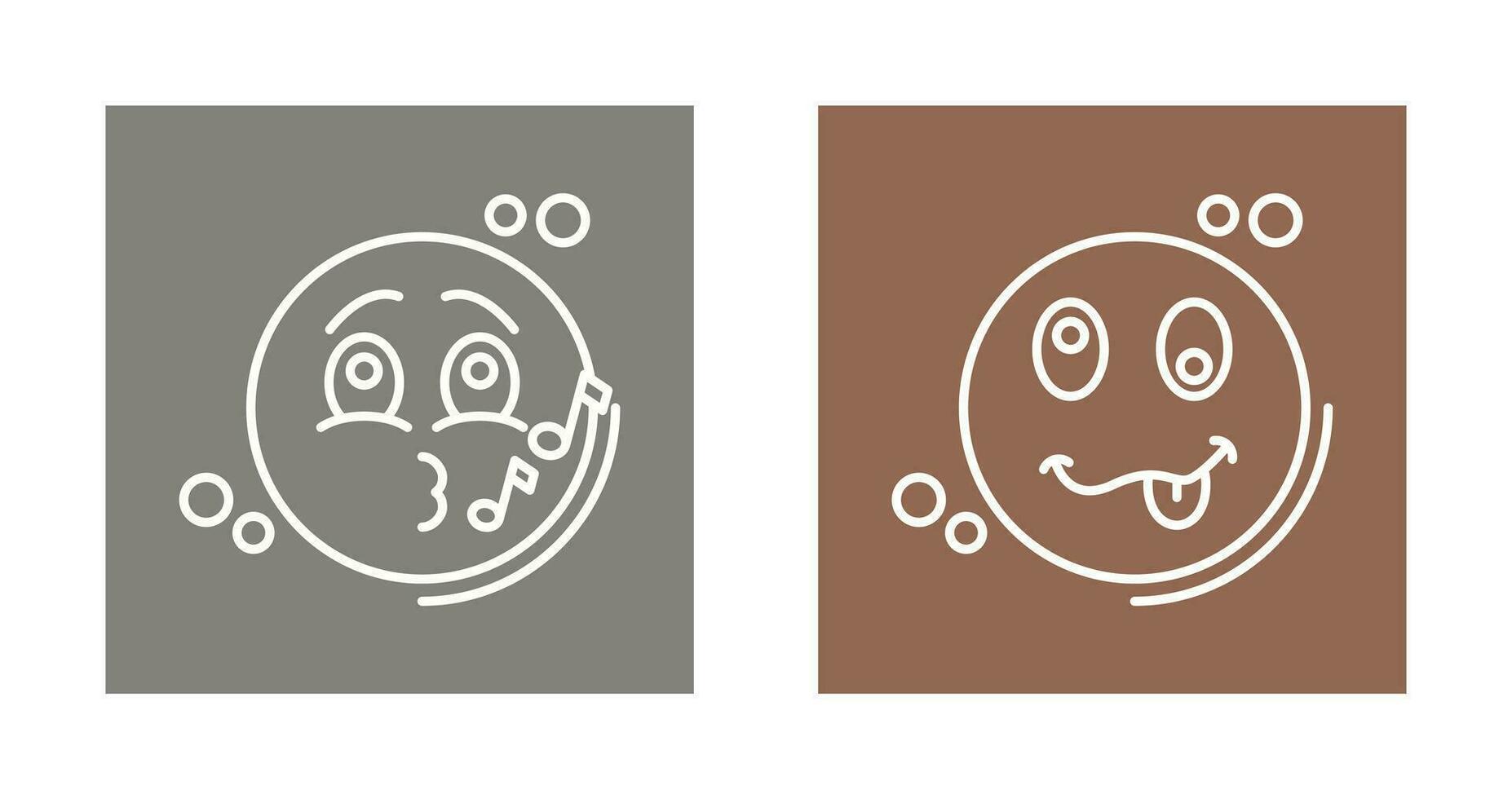 Music and Silly Icon vector