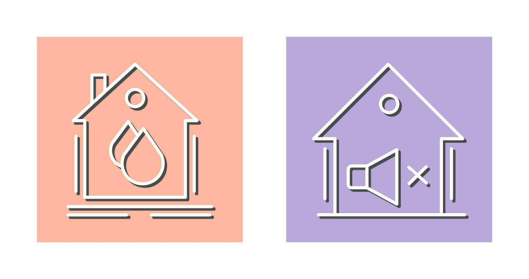 Water Hose and Mute Icon vector