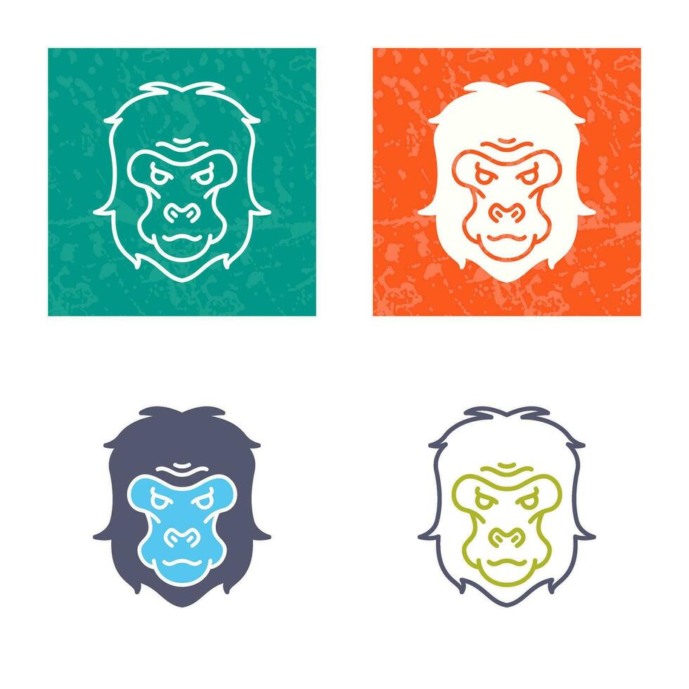 Gorilla Vector Icon