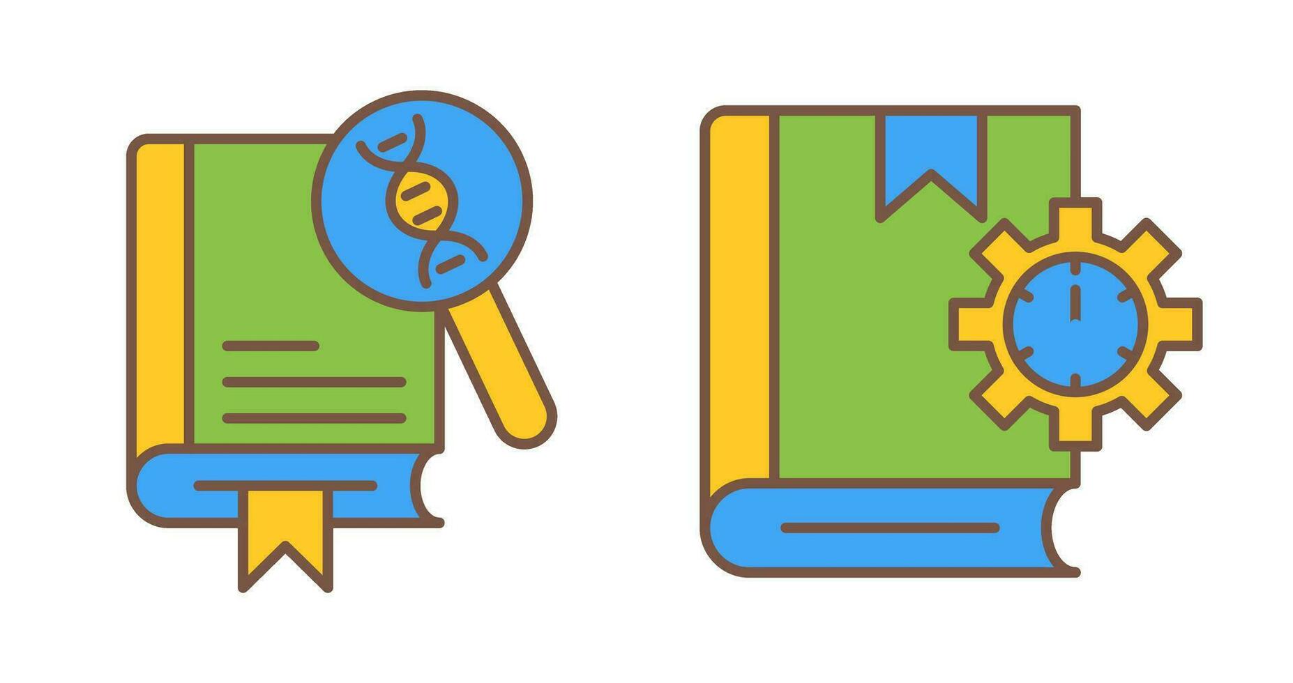 Genetics and Duration Icon vector