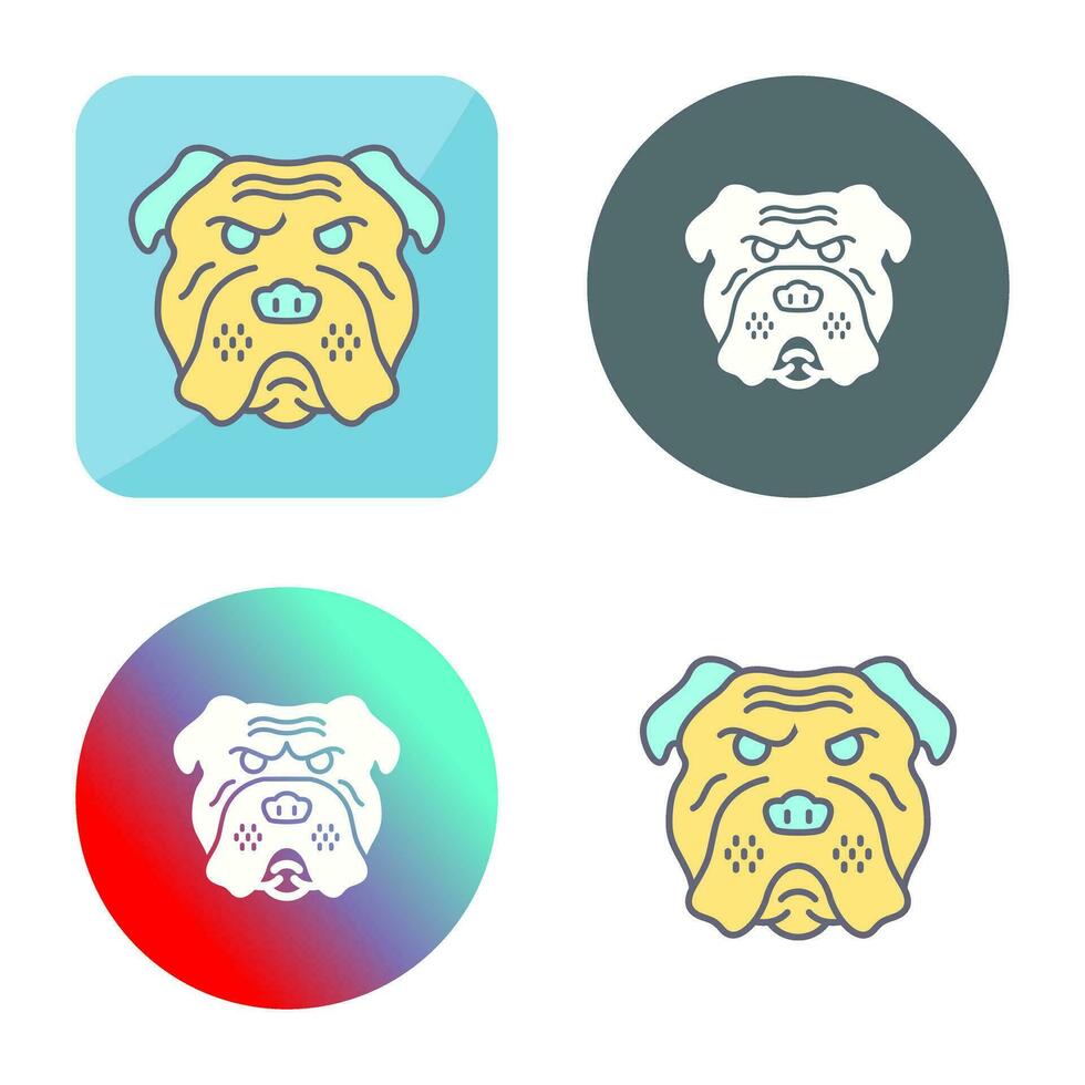 Bulldog Vector Icon