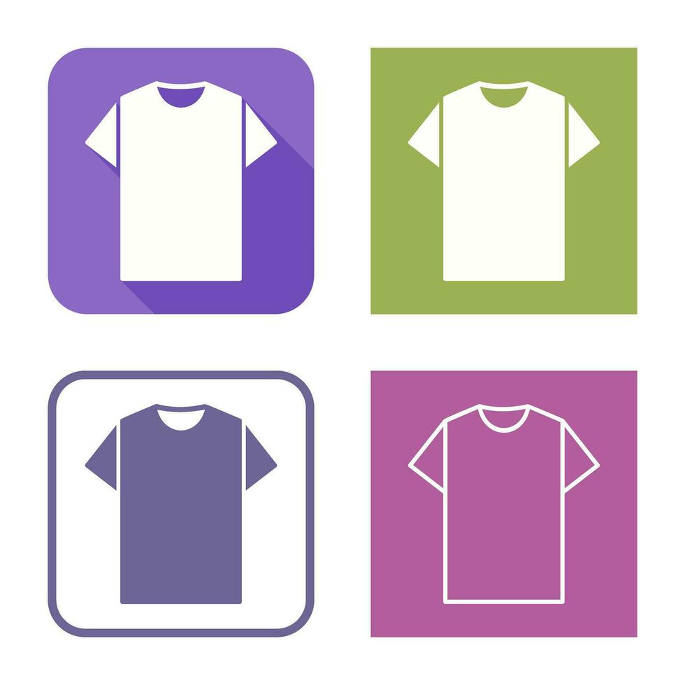 Plain T Shirt Vector Icon
