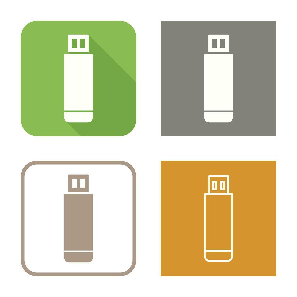 USB Drive Vector Icon