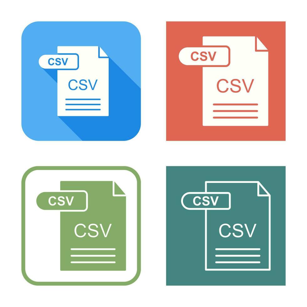 CSV Vector Icon