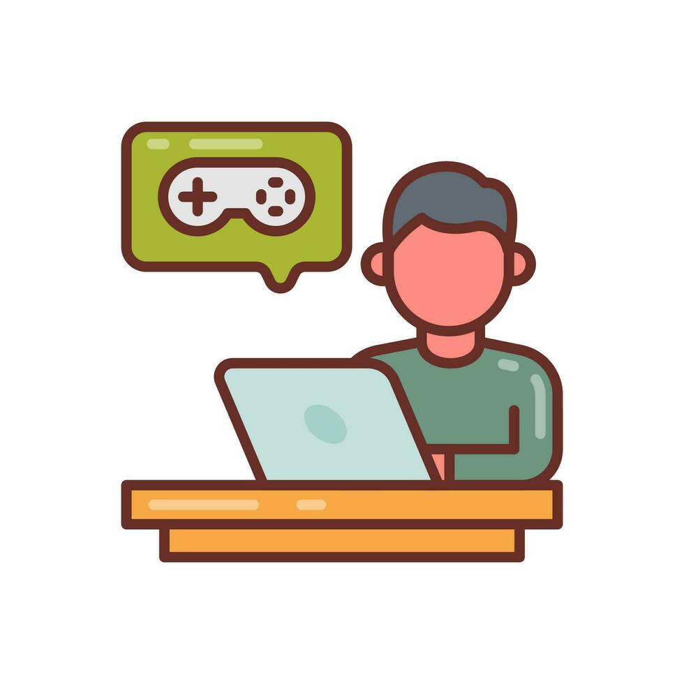 Game Blogger icon in vector. Illustration vector