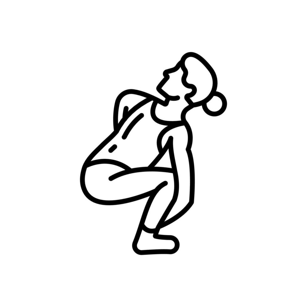 Noose Pose Icon in vector. illustration vector