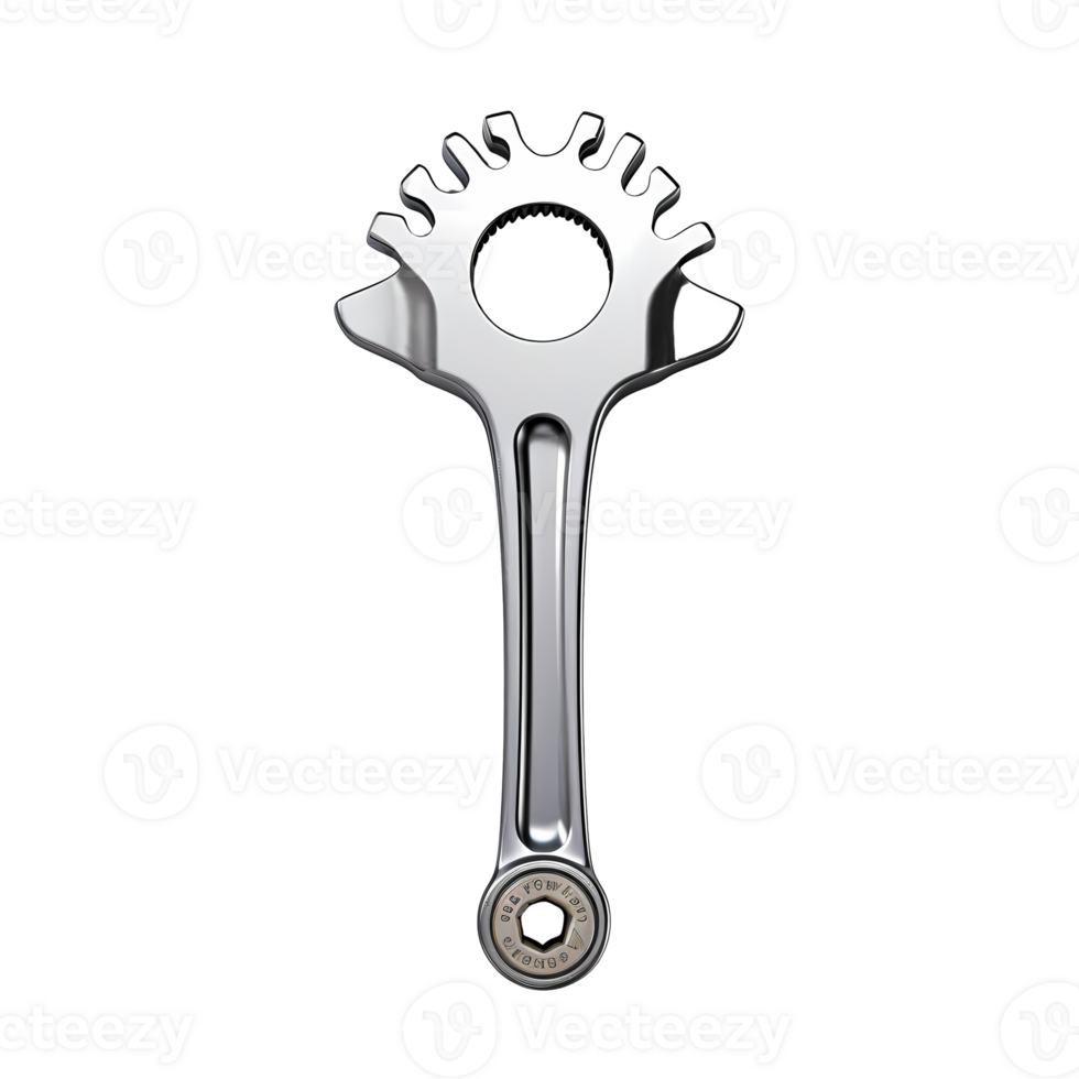 Ai generated wrench on a transparent background png